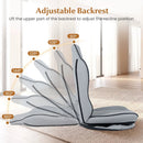 360° Swivel Floor Gaming Chair with Adjustable Backrest by LJGDeals