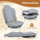 360° Swivel Floor Gaming Chair with Adjustable Backrest by LJGDeals