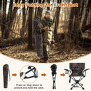 360¬∞ Swivel Hunting Chair Portable Foldable Hunting Chair Set of 2-Camo by LJGDeals