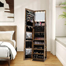 360¬∞ Swivel Jewelry Cabinet with Full Length Mirror by LJGDeals