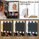 360¬∞ Swivel Jewelry Cabinet with Full Length Mirror by LJGDeals