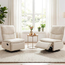 360° Swivel Rocking Chair with Cushioned Back for Living Room by LJGDeals