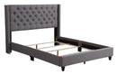 Nailhead Bed Transitional Vibrant by HouseOfZazla