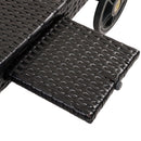 K&K 80'' Patio Wicker Chaise Lounge Chairs Set of 2 by HouseOfZazla