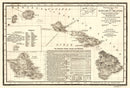 Vintage Map of Hawaii 1893