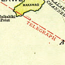 Vintage Map of Hawaii 1912