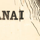 Vintage Map of Hawaii 1846