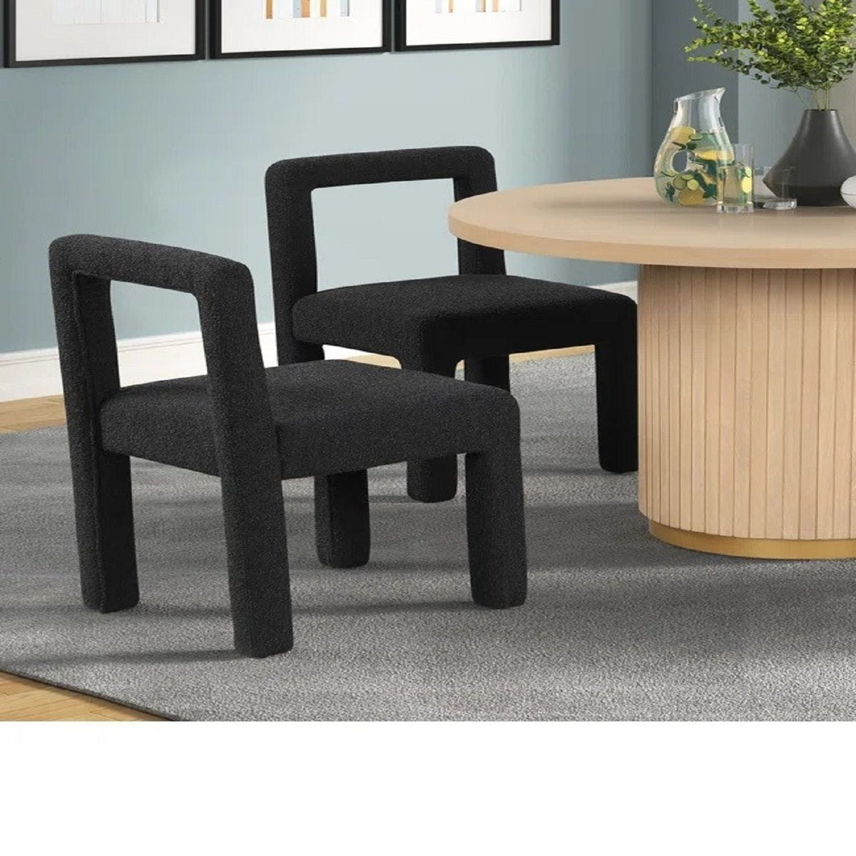 Dining Chairs With Square Open Back (Set of 2), photo 5 of 13