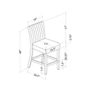 Mikha - Bar Table And 4 Bar Stools by HouseOfZazla