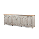 Colette - 6 Door Cabinet Sideboard - Brown by HouseOfZazla