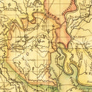 Vintage Map of Louisiana 1820