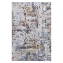 Payas - 8' X 10' Abstract Area Rug - Ivory / Blue by HouseOfZazla