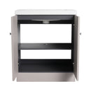 Contemporary Freestanding Bathroom Vanity With Resin Sink & Soft-Close Cabinet Doors by HouseOfZazla