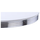 Retro Round Dining Table - White