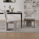 Armless Curved Back Accent Chairs by HouseOfZazla
