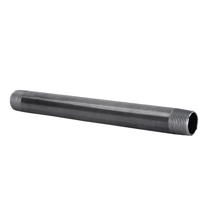1 in. x 10 in. Black Pipe