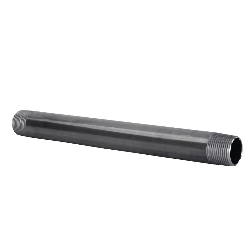 1 in. x 7 in. Black Pipe