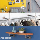 1/2 in. x 10 in. Black Pipe by PIPE DECOR