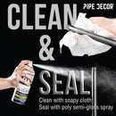 1/2 in. x 5 in. Black Pipe by PIPE DECOR