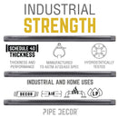 1/4 in. x 4 in. Black Pipe