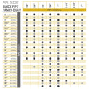 2 in. x 12 in. Black Pipe