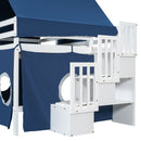 Loft Bed With Tent And Tower by HouseOfZazla