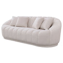 Maximilian - Modern Japandi Style Tight Back Boucle Couches by HouseOfZazla