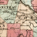 Vintage Map of Missouri 1851