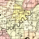 Vintage Map of Missouri 1852