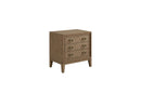 3 Drawer Nightstand With USB - Latte by HouseOfZazla