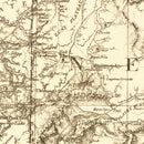 Vintage Map of New Mexico 1879