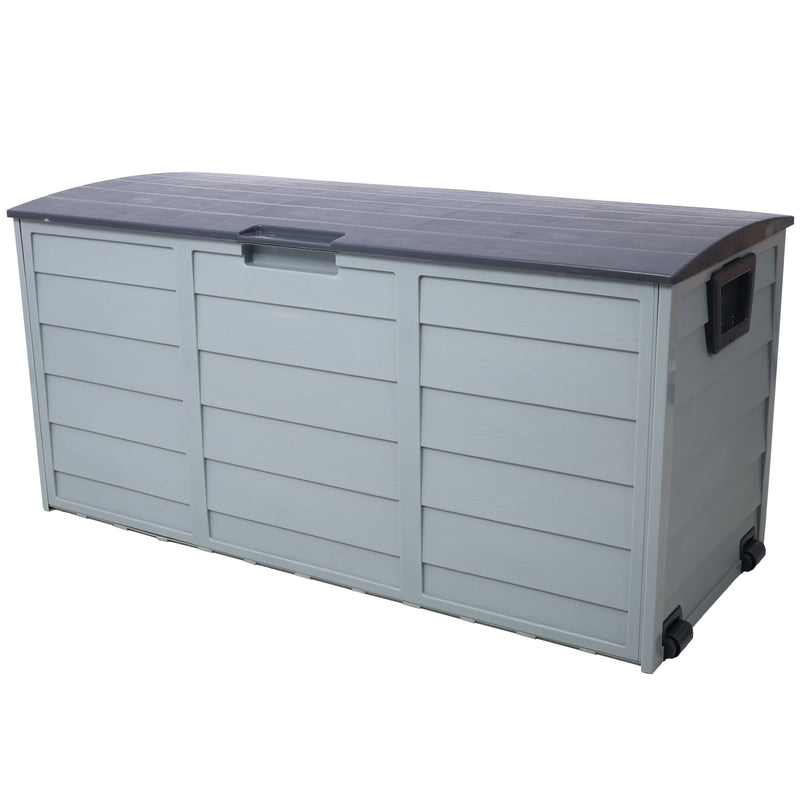 75 Gallon Resin Deck Box Storage Shed, photo 6 of 10