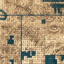 Vintage Map of Oklahoma 1890