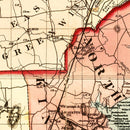 Vintage Map of Rhode Island 1880