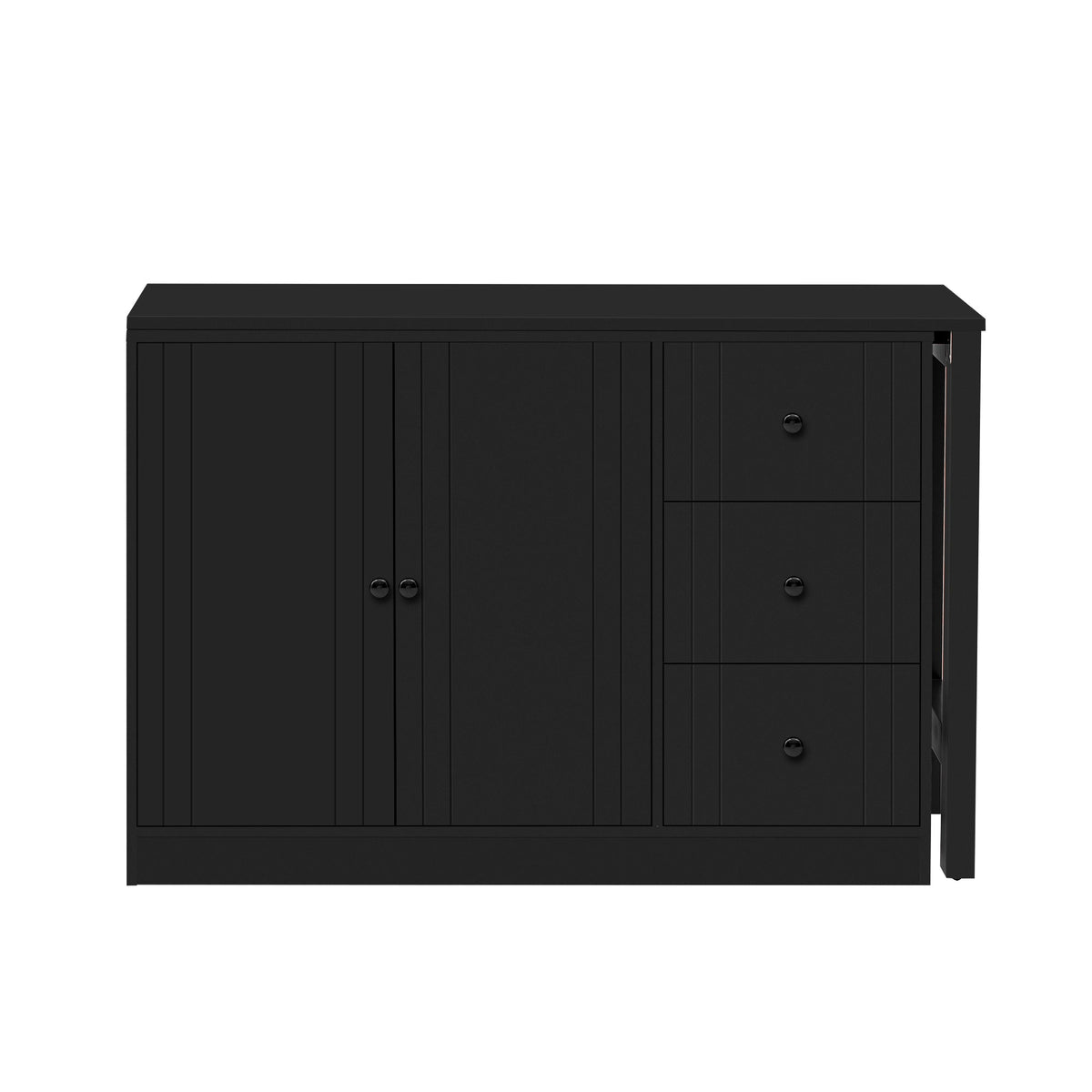 U Style 89.7'' Wooden Sideboard with Extendable Table, photo 6 of 10