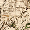 Vintage Map of South Carolina 1780