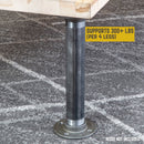 1 1/2 in. x 12 in. Round Flange Pipe Table Legs - 2 Pack