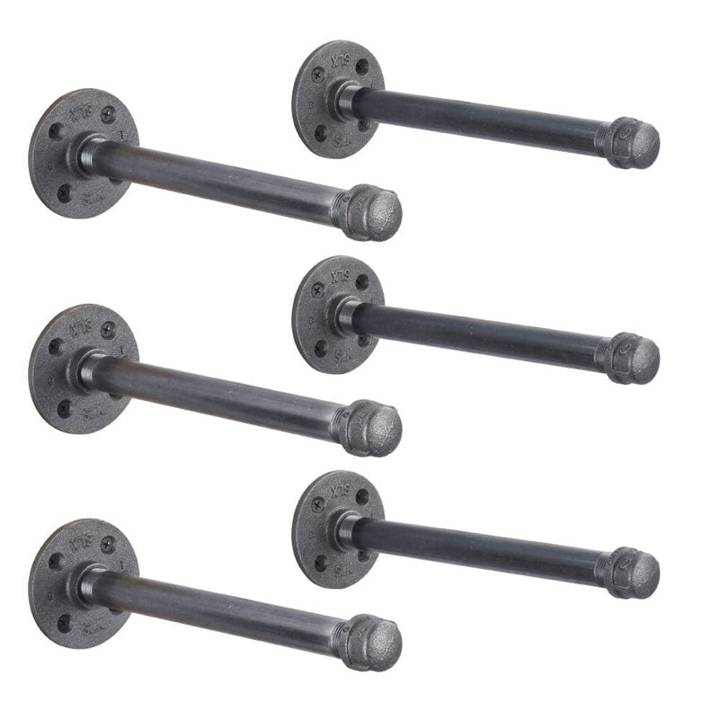 1/2 in. x 10 in. Shelf Bracket Kit, 6 Pack