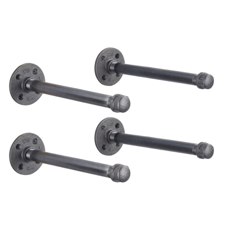1/2 in. x 10 in. Shelf Bracket Kit, 4 Pack