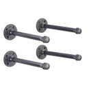 1/2 in. x 10 in. Shelf Bracket Kit, 4 Pack