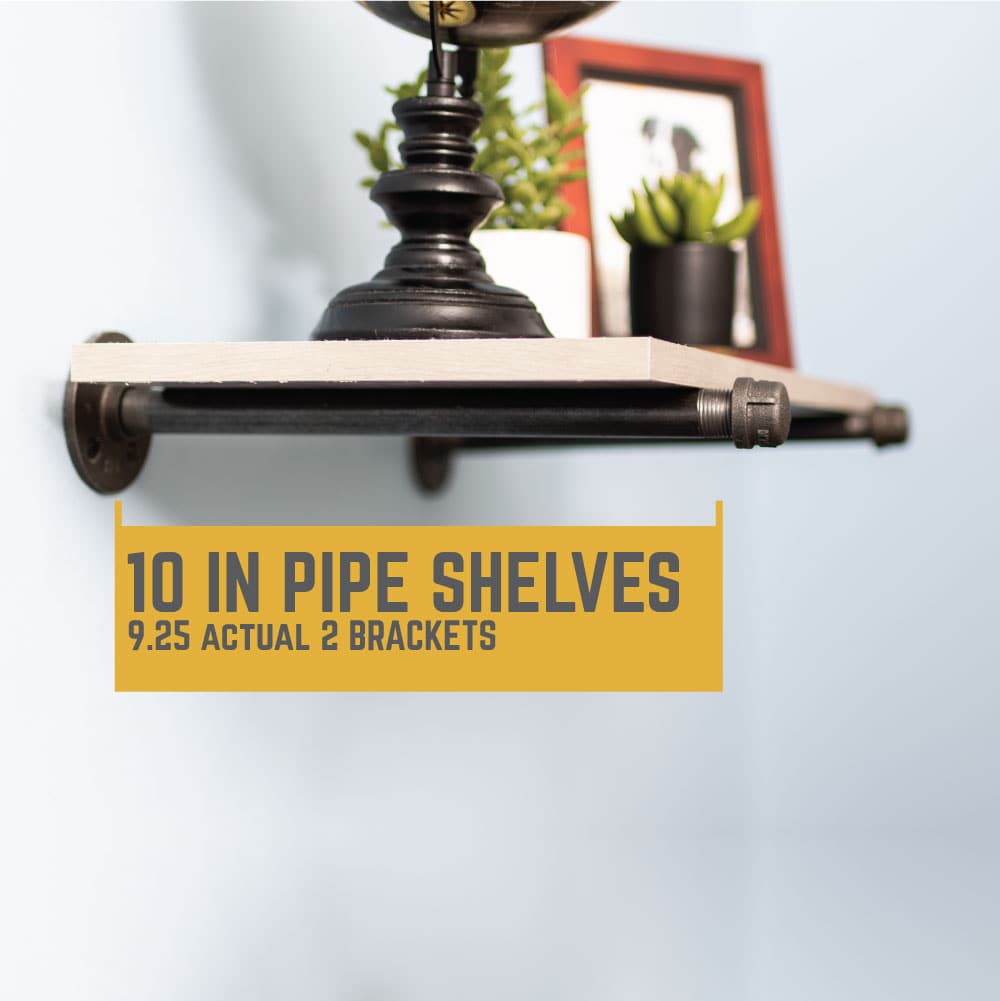 1/2 in. x 10 in. Shelf Bracket Kit, 4 Pack, photo 3 of 8