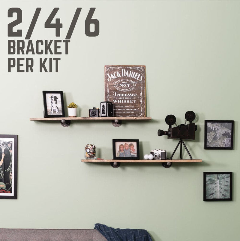 1/2 in. x 10 in. Shelf Bracket Kit, 4 Pack, photo 6 of 8