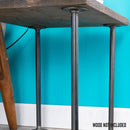 1/2 in. x 18 in. Round Flange Pipe Table Legs - 4 Pack by PIPE DECOR