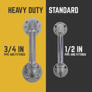 1/2 in. Barn Door Handle - Mini Flange - 9.875 L