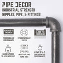 1/2 in. x 2 in. Double Flange Angled Bracket Kit, 4 Pack