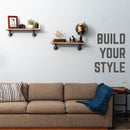 1/2 in. x 4 in. Double Flange Angled Bracket Kit, 4 Pack