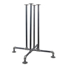Black Jack Bar Height Pipe Table Legs by PIPE DECOR