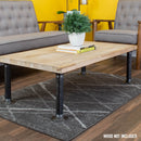 2 in. x 12 in. Round Flange Pipe Table Legs - 2 Pack