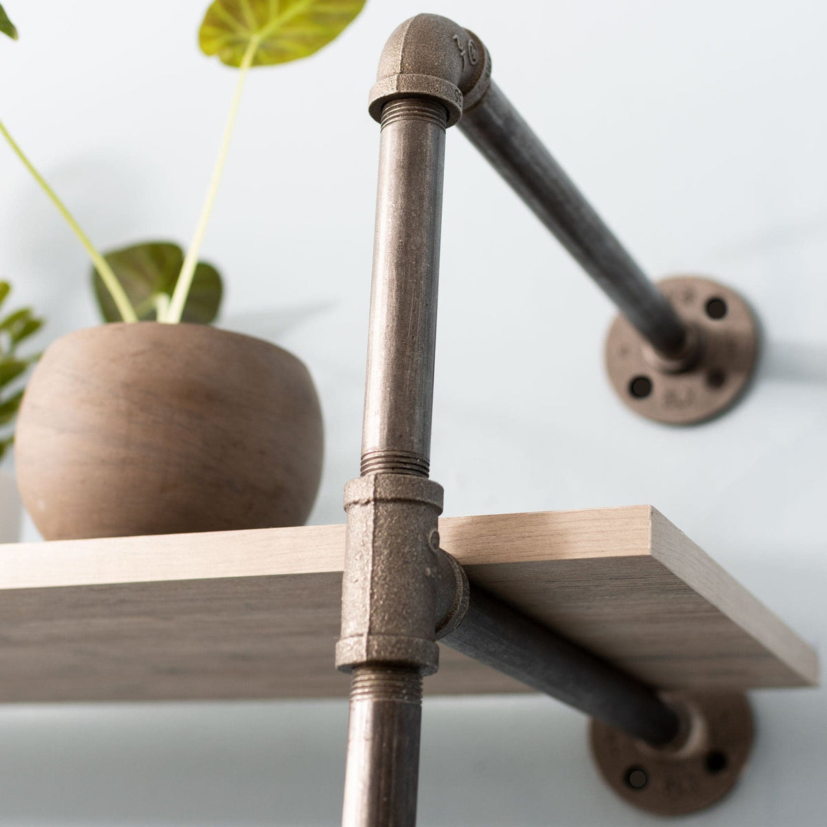 2 -Tier Wall Mounted Shelf By PIPE DECOR, photo 7 of 9