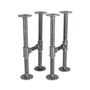 3/4 in. H Round Flanges Pipe Kit for Bench Legs